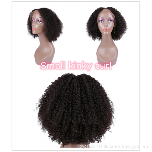 10a 13x6x2 Mink Brazilian Virgin Raw 100% Human Hair Lace Wigs,180 Density Middle Part Lace Front Short Curly Natural  Bob Wigs
